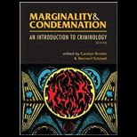 Marginality and Condemnation An Introduction to Criminology