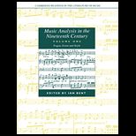 Music Analysis in Nineteenth Cent.  Volume 1