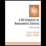 SAS Companion for Nonparametric Studies