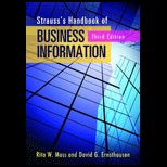 Handbook of Business Information