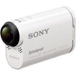 Sony HDR AS100V/W POV Action Camera with 3 Inch LCD (White)