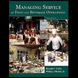 Managing Service in Food and Beverage Operations