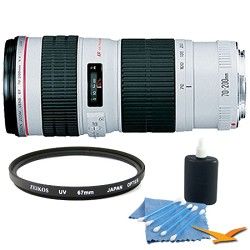 Canon EF 70 200MM F/4.0 L USM Lens Super Saver  Kit