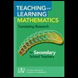 Teaching and Learning Math Secondary
