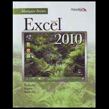 Microsoft Excel 2010  Marquee Series   With CD