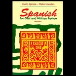Spanish for Oral and Written Review