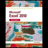 Illustrated Course Guide Microsoft Office Excel 2010  INTERMED