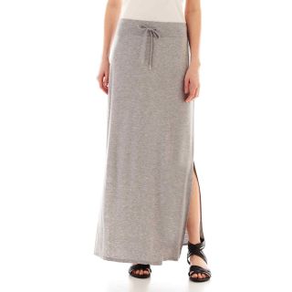 A.N.A Side Slit Maxi Skirt, Grey