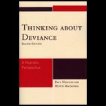 Thinking about Deviance A Realistic Perspective