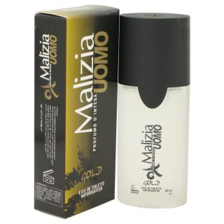 Malizia Uomo Gold for Men by Vetyver EDT Spray 1.7 oz