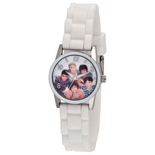 One Direction Silicon Strap Watch, White, Womens