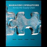Managing Operations Across the Supply Chain   With DVD