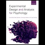 Experimental Design and Analysis for Psych.