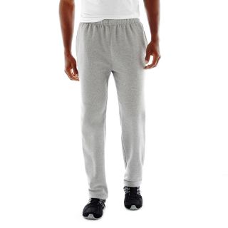 Xersion Open Bottom Fleece Pants, Grey, Mens