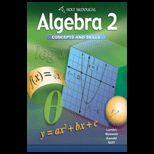 Algebra 2 Concepts and Skills Student Edition