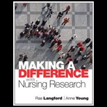 Making a Difference With Nursing Research