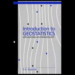 Introductions to Geostatistics  Applications in Hydrogeology