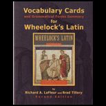 Vocabulary Cards For Wheelocks Latin