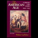 American Age  U.S. Foreign Policy at Home and Abroad, Volume I  To 1920