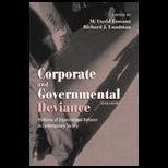 Corporate and Governmental Deviance  Problems of Organizational Behavior in Contemporary Society