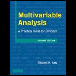 Multivariable Analysis  Practical Guide for Clinicians