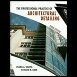 Professional Practice of Architectural Detailing