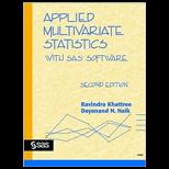Applied Multivariate Stat. With SAS