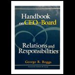 Handbook on CEO Board Relations and Responsibilities