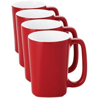 Rachael Ray Round & Square Set of 4 Mugs