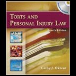 Torts and Personal Injury Law   With CD