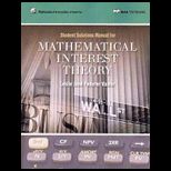 Student Solutions Manuarl for Mathematical Interest Theory
