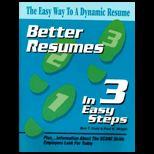 Better Resumes in 3 Easy Steps