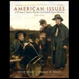 American Issues, Volume I