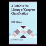 Guide to the Library of Congress Classification