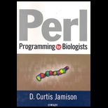Perl Programming for Biologists