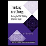 Thinking For a Change  Putting the TOC Thinking Processes to Use