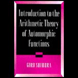 Intro. to Arithmetic Theory of Auto