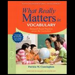What Really Matters Vocabulary