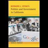 Bernard Hyinks Politics and Government in California