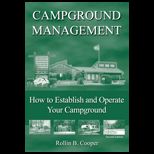 Campground Management  How to Establish and Operate Your Campground