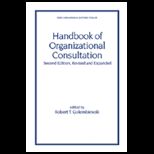 Handbook of Organizational Consultation