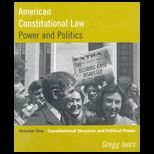 American Constitutional Law, Volume 1 / With CD ROM