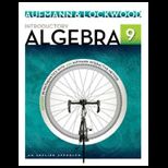 Introductory Algebra  Application.  Student Solution Manual
