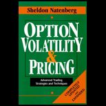 Option Volatility and Pricing  Advanced Trading Strategies and Techniques