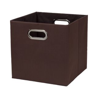 Creative Bath Fold N Store Crate Hamper, Brown