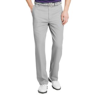 Izod Golf Classic Fit Flat Front Pants, Silver, Mens