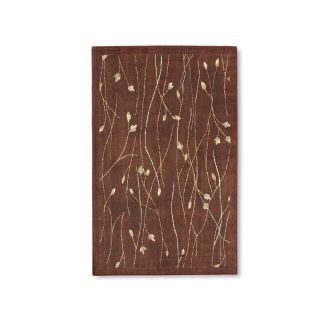 Nourison Vines Rectangular Rugs, Brick