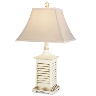 Shutter Table Lamp, Gray