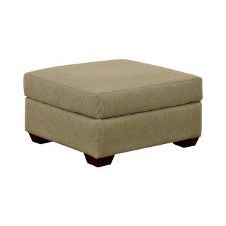 Midnight Slumber Ottoman in Belshire Fabric, Blsh Taupe
