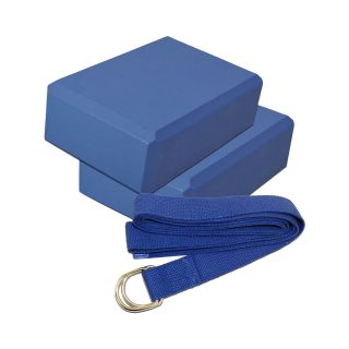 Yoga Block + Strap Kit